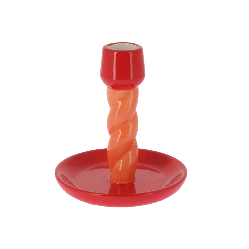 Bougeoir Josy Rouge