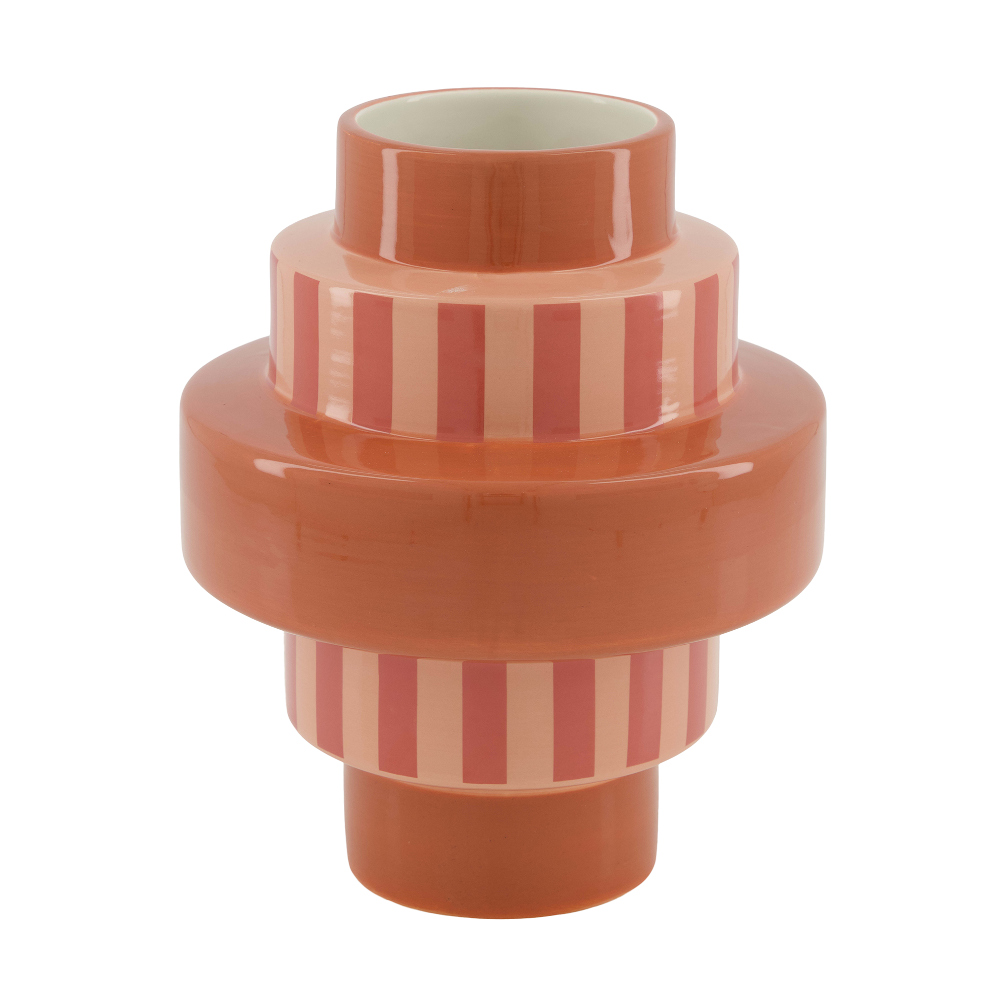 Vase Empilo Rose/rouge