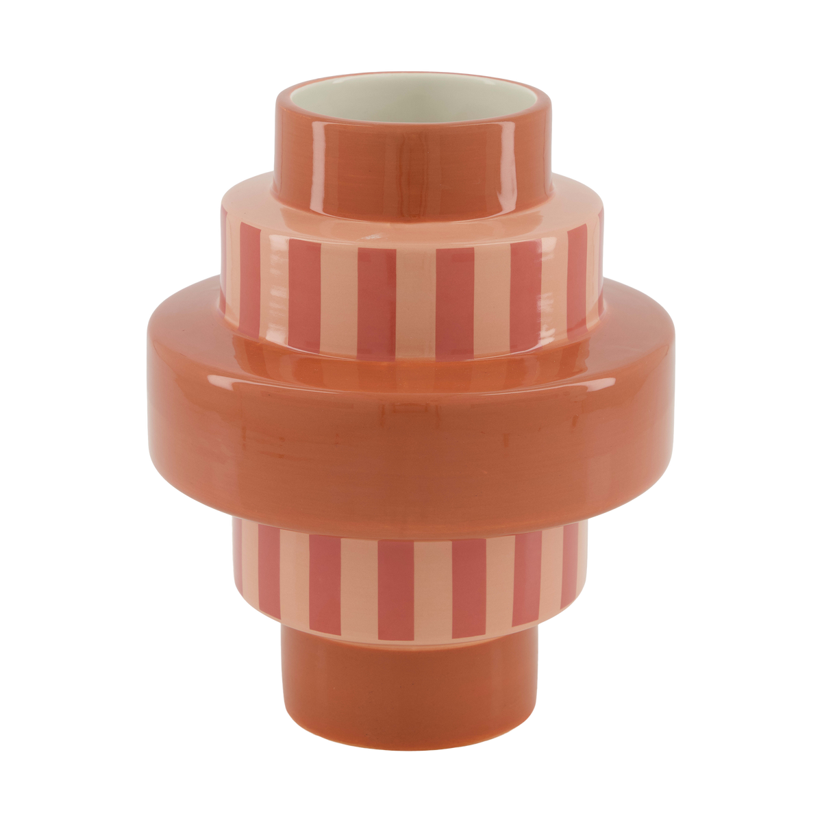 Vase Empilo Rose/rouge