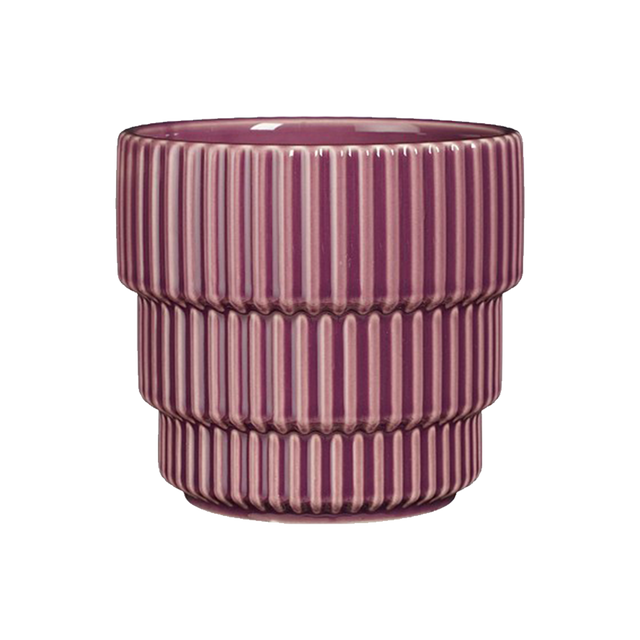 Cache-pot CELLA coloris mauve