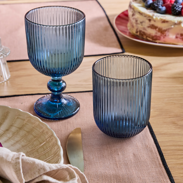 Verre MERLOT coloris bleu