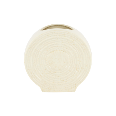 Vase Rondin Blanc cassé