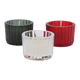 Bougie Crakers Blanc, vert, rouge
