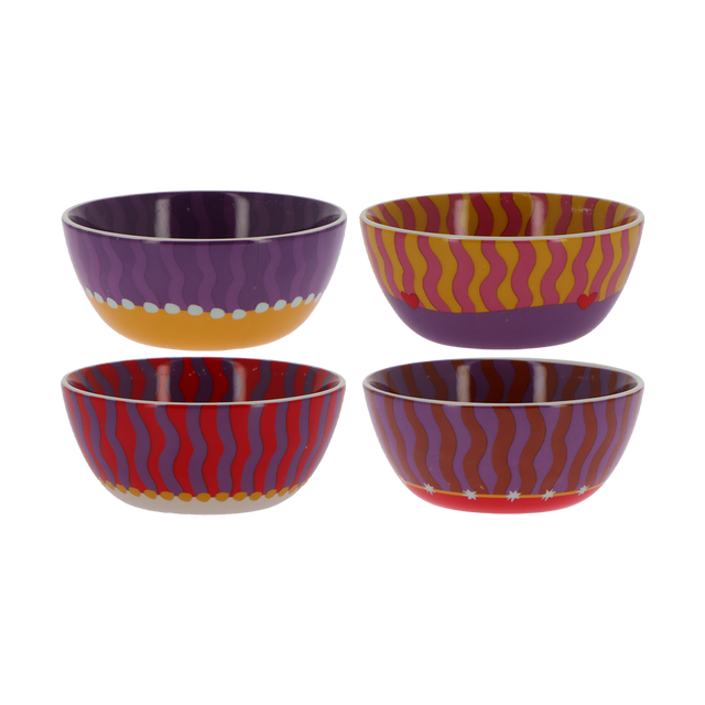 Bol MEG coloris jaune rose violet rouge