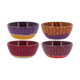 Bol Meg Jaune rose violet rouge