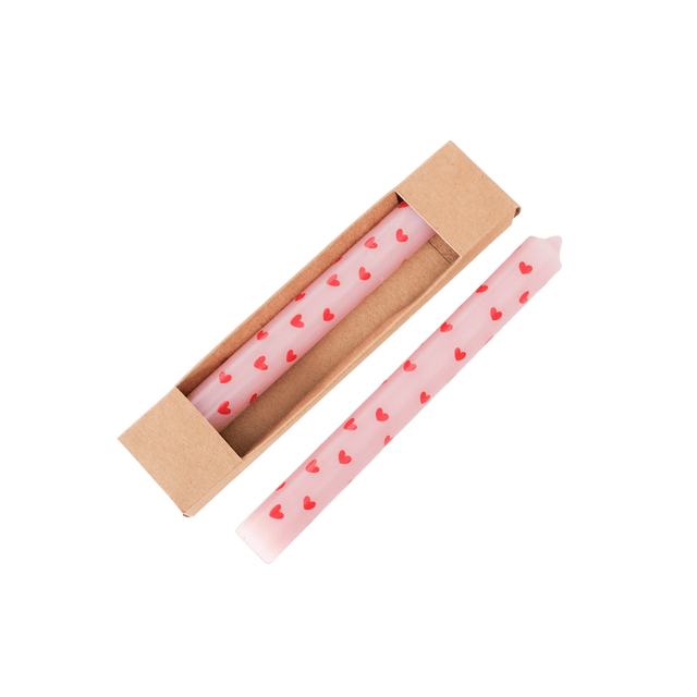 Bougie VALENTINE coloris rose