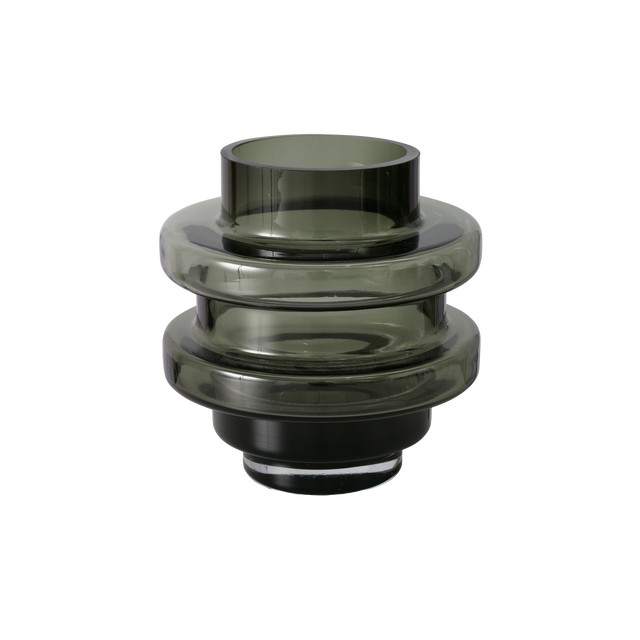 Vase CYNTRA coloris gris foncé