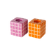 Bougeoir Cube Multicolore
