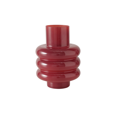Vase Ribbo Rouge