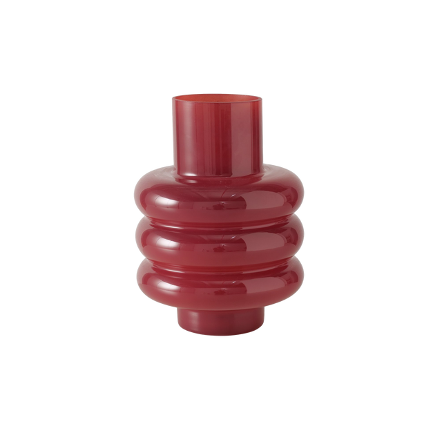 Vase RIBBO coloris rouge
