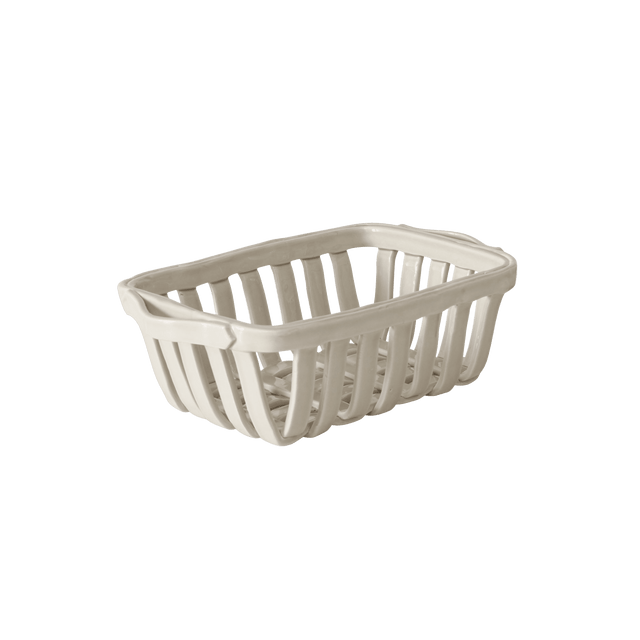 Plat BARBERY coloris blanc