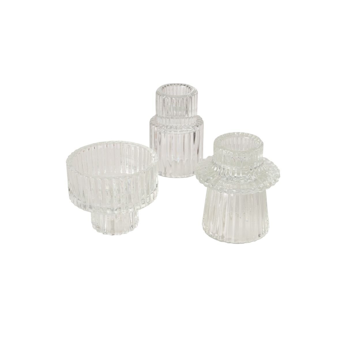 Bougeoir Alasia Transparent