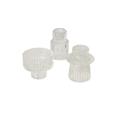 Bougeoir Alasia Transparent