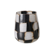 Bougeoir Medo Noir, blanc