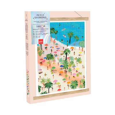 LA PETITE ÉPICERIE Diamond painting Summer time Multicolore