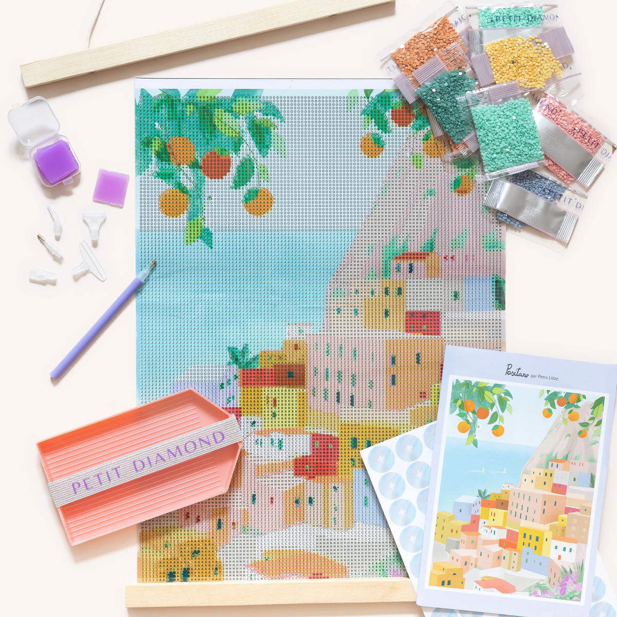 LA PETITE ÉPICERIE Diamond painting Positano Multicolore