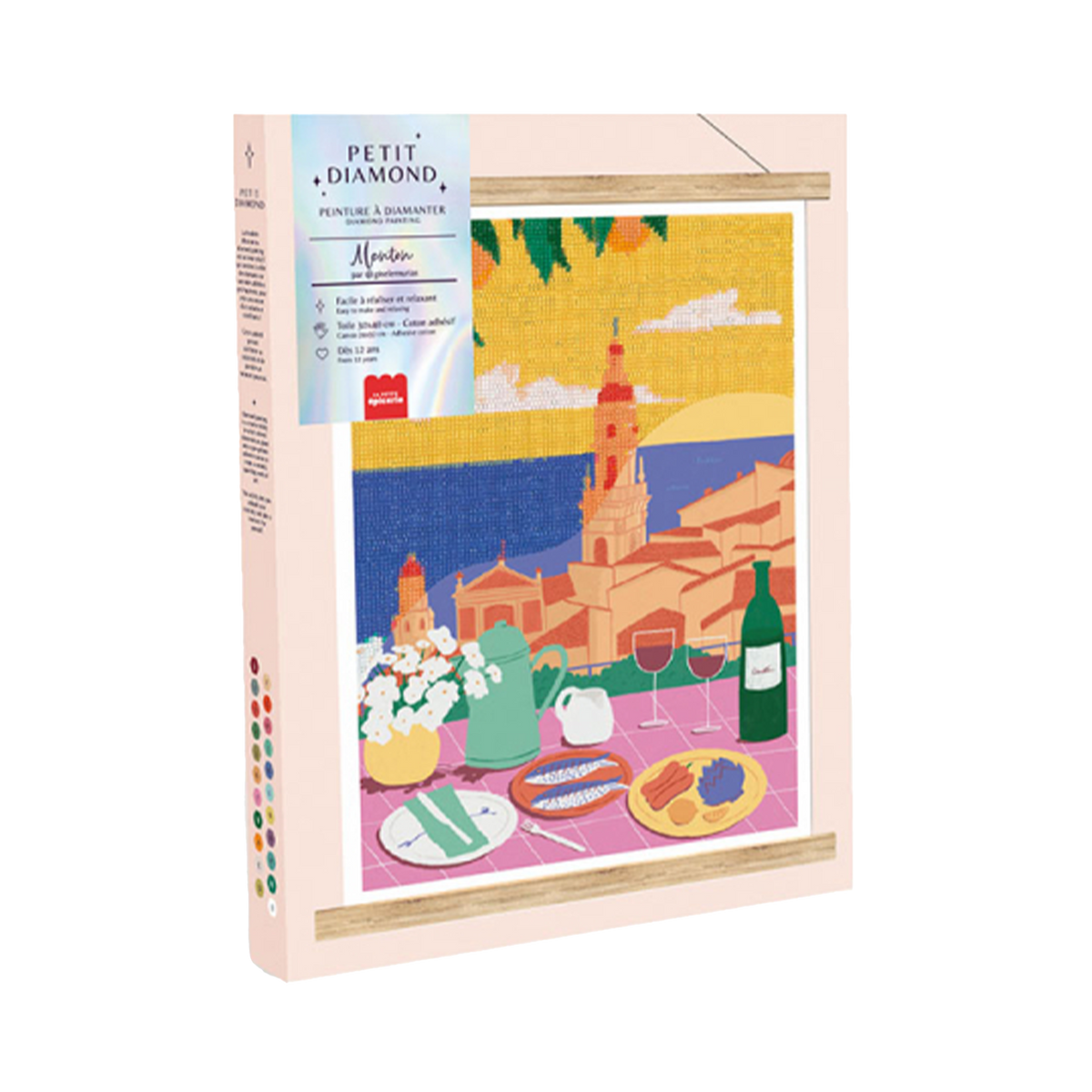 LA PETITE ÉPICERIE Diamond painting Menton Multicolore