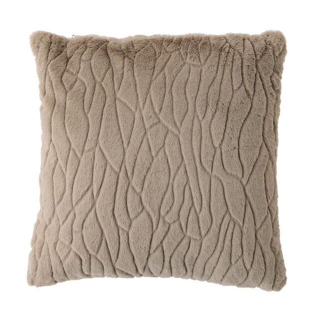 Coussin FILAE coloris gris 45 x 45 cm