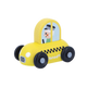JANOD Jeu Cross roads - voiture de taxi Jaune