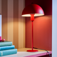 Lampe champignon Petunia Rouge