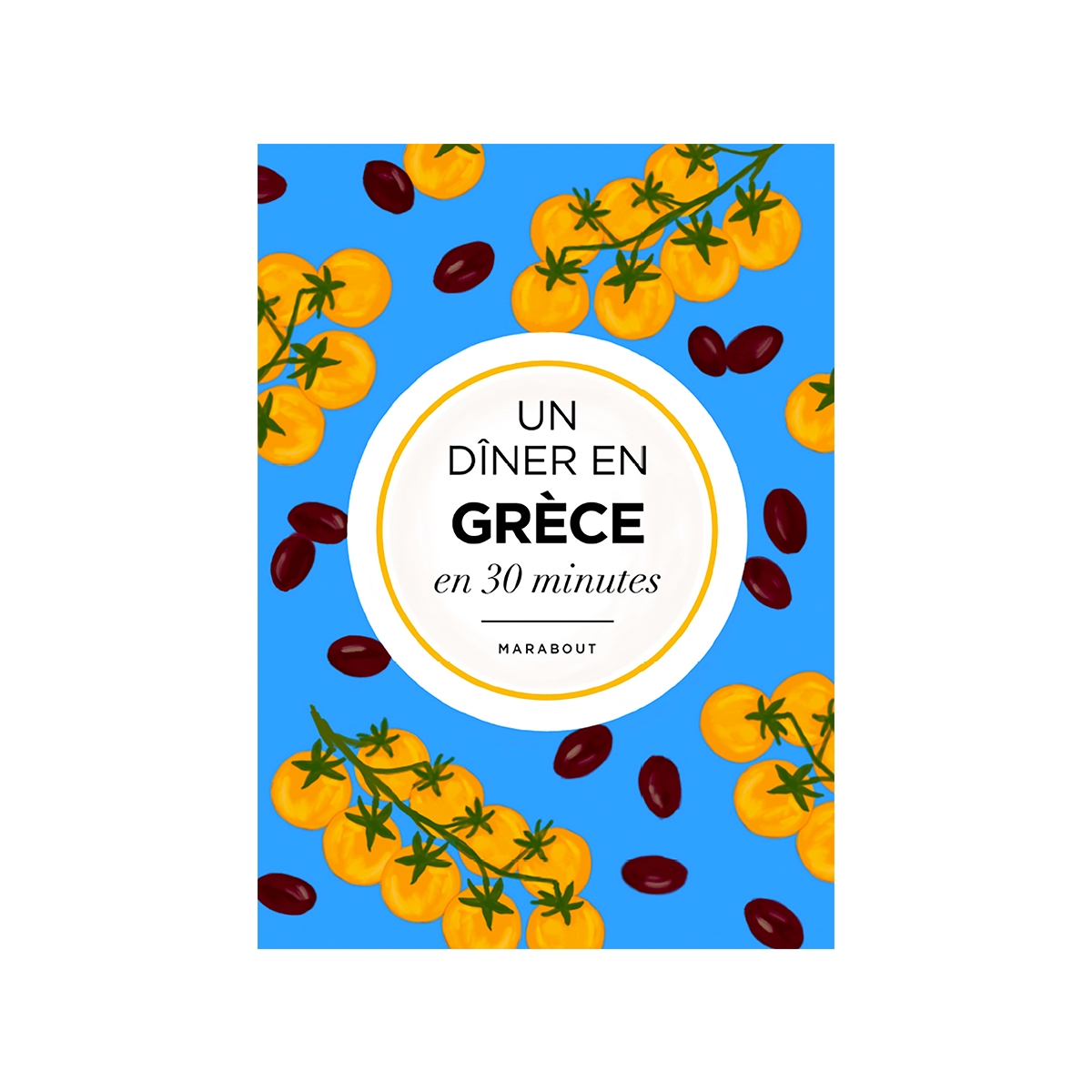 Livre cuisine Un dîner en grèce Bleu