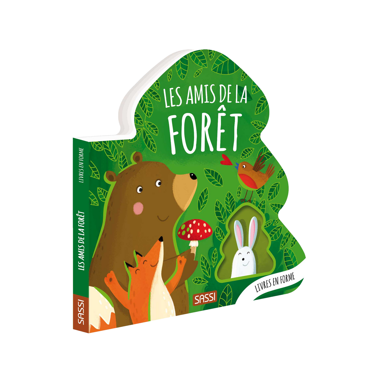 SASSI JUNIOR Livre enfant Les amis de la forêt Vert