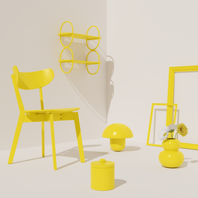 RELOOK TOUT AÉROSOL Bombe de peinture Relook tout aérosol Canari Brillant 0,4ML