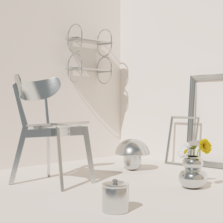 RELOOK TOUT AÉROSOL Bombe de peinture Relook tout aérosol Argent Brillant 0,4ML