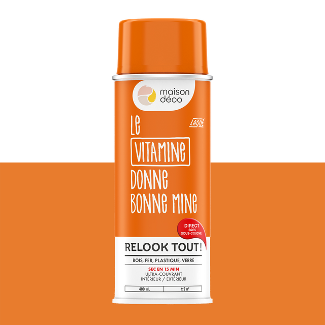 Relook tout aérosol Peinture Bombe de peinture vitamine Brillant 0,4 L