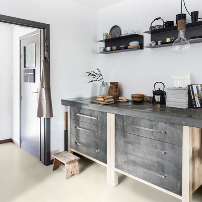 RELOOK MEUBLES EFFET BOIS Peinture Relook meubles effet bois Effet béton Satiné 0,38L