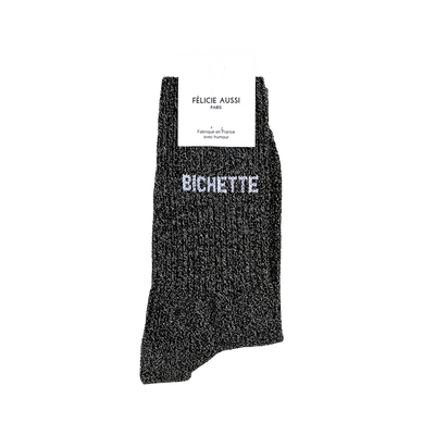 FÉLICIE AUSSI Chaussettes Bichette Noir