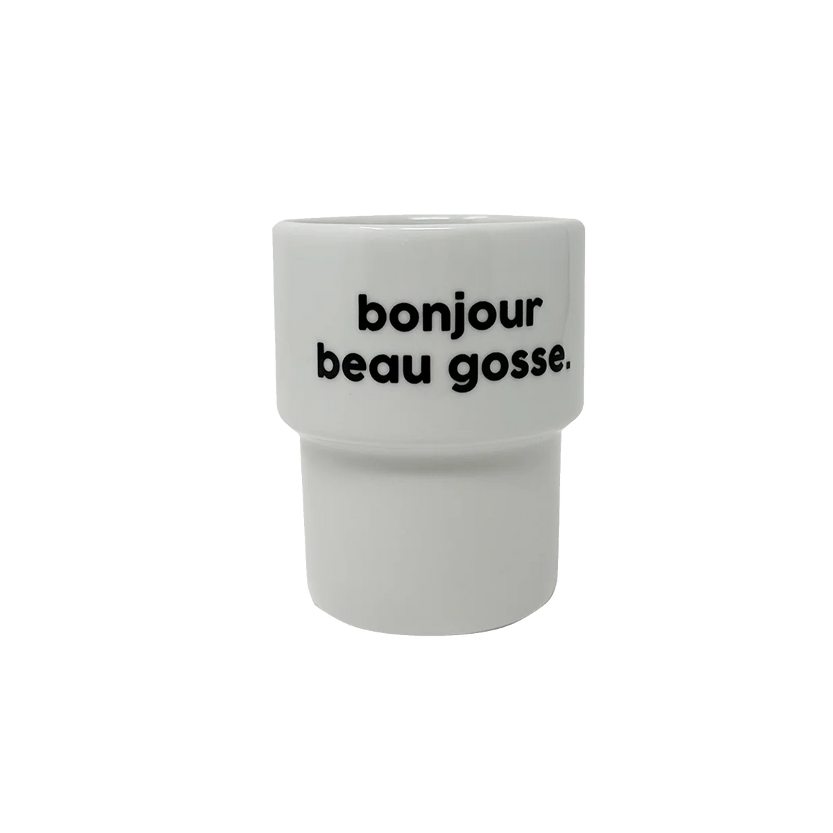 FÉLICIE AUSSI Gobelet Beau gosse Blanc 330ML