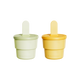 YOKO DESIGN Kit Pots à esquimaux Jaune 200ML