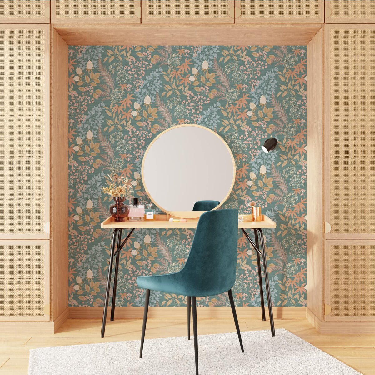 Papier peint intissé Maelie Multicolore