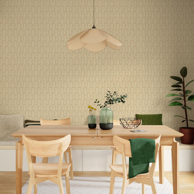 Caselio Papier peint intissé OLÉA coloris nude et doré