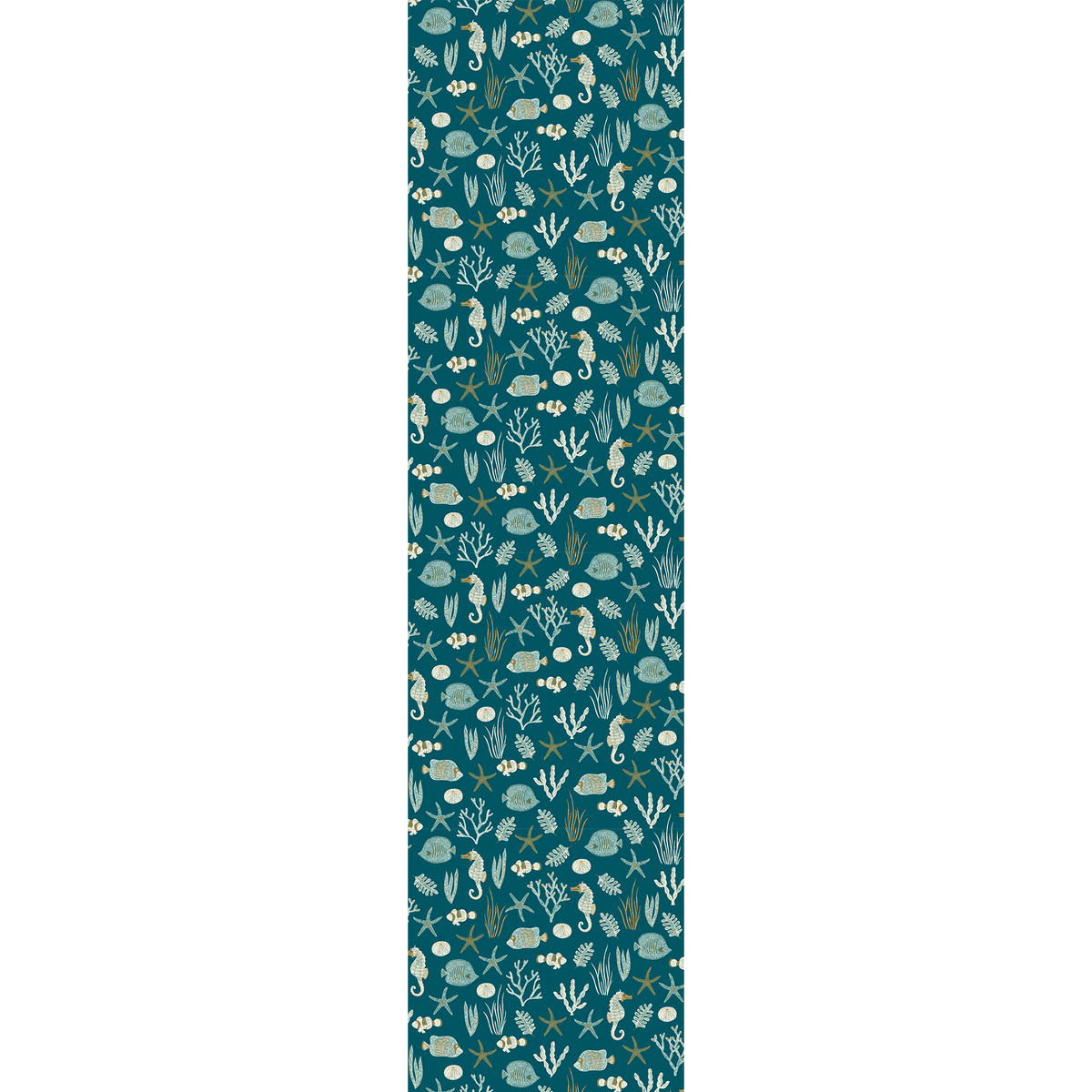 CASELIO Papier peint intissé Seastar Bleu canard
