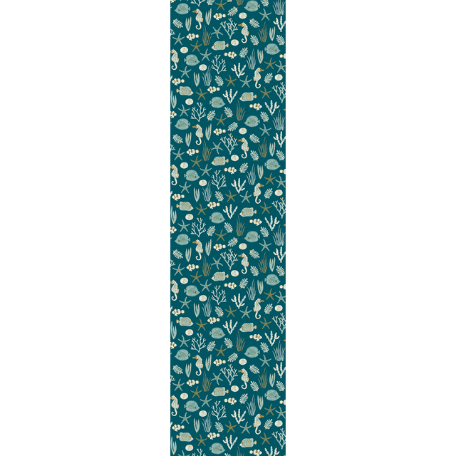 Caselio Papier peint intissé SEASTAR coloris bleu canard