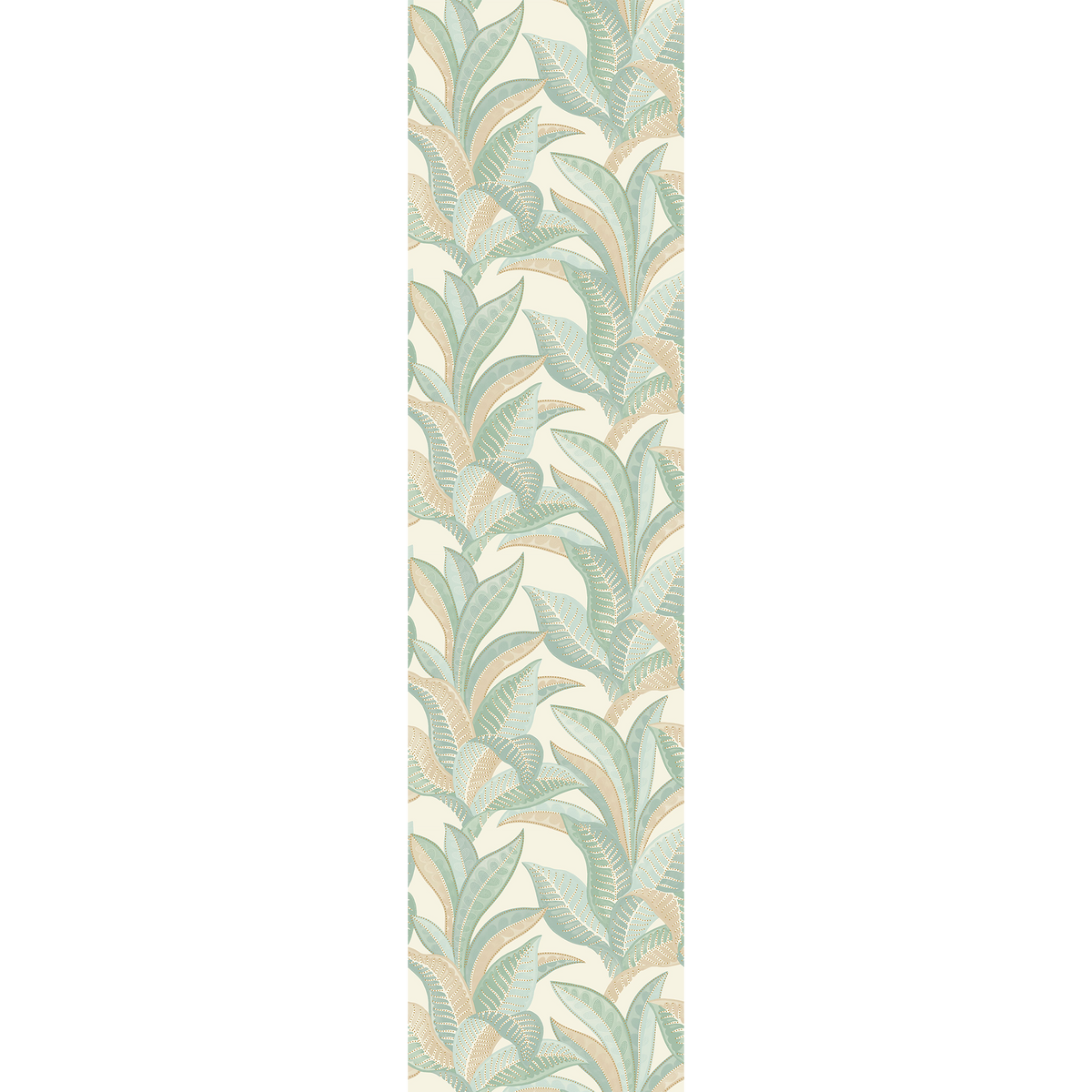 CASELIO Papier peint intissé Zephyr Bleu aqua et nude