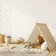 CASELIO Papier peint intissé Clouds Doré
