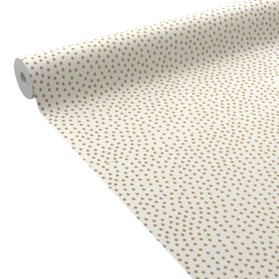 CASELIO Papier peint intissé Ondée Doré