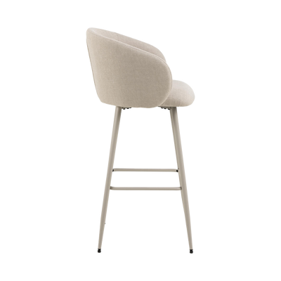 Tabouret de bar Eleanor Beige 1 place
