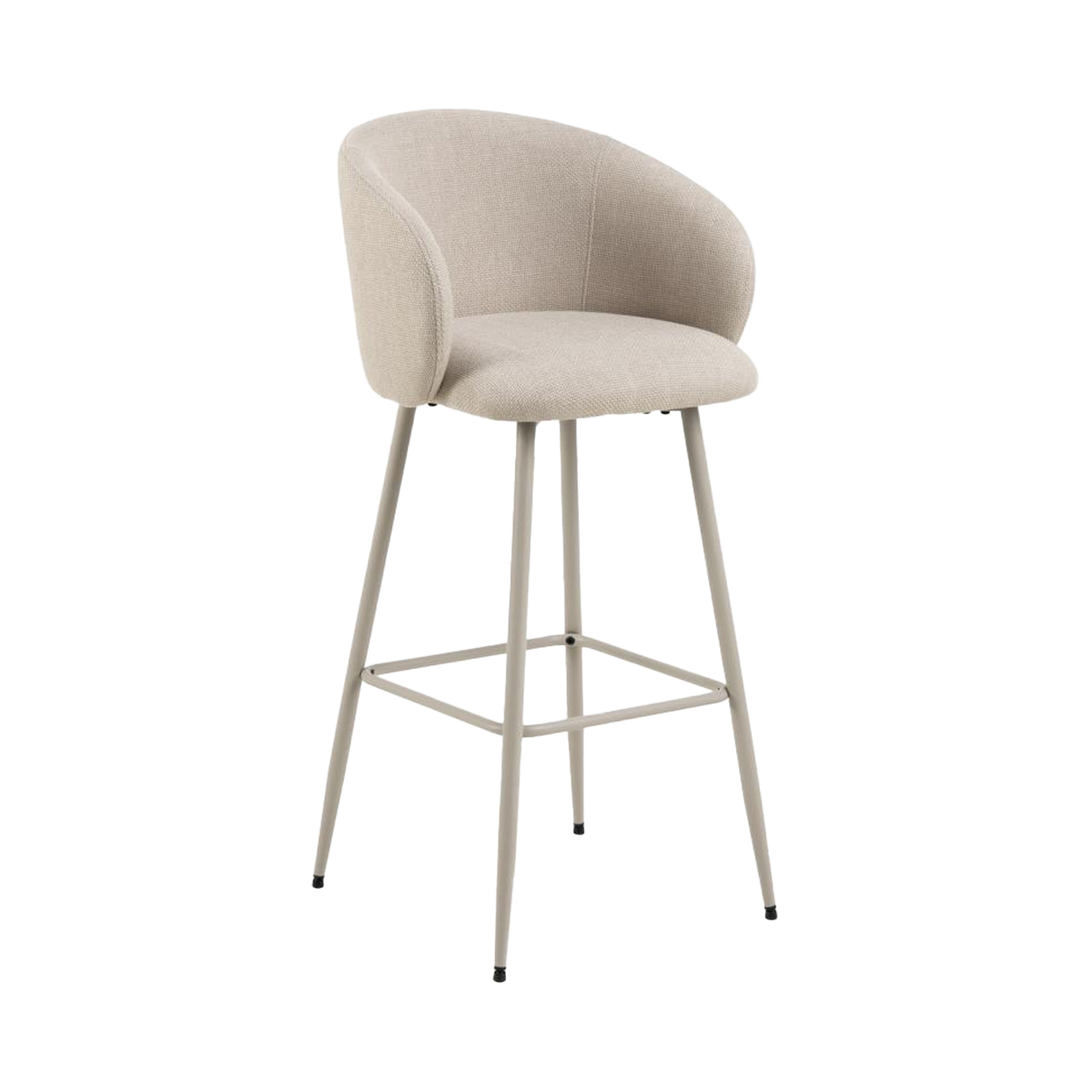 Tabouret de bar Eleanor Beige 1 place