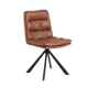 Fauteuil pivotant avec retour automatique Morris Cognac 1 place