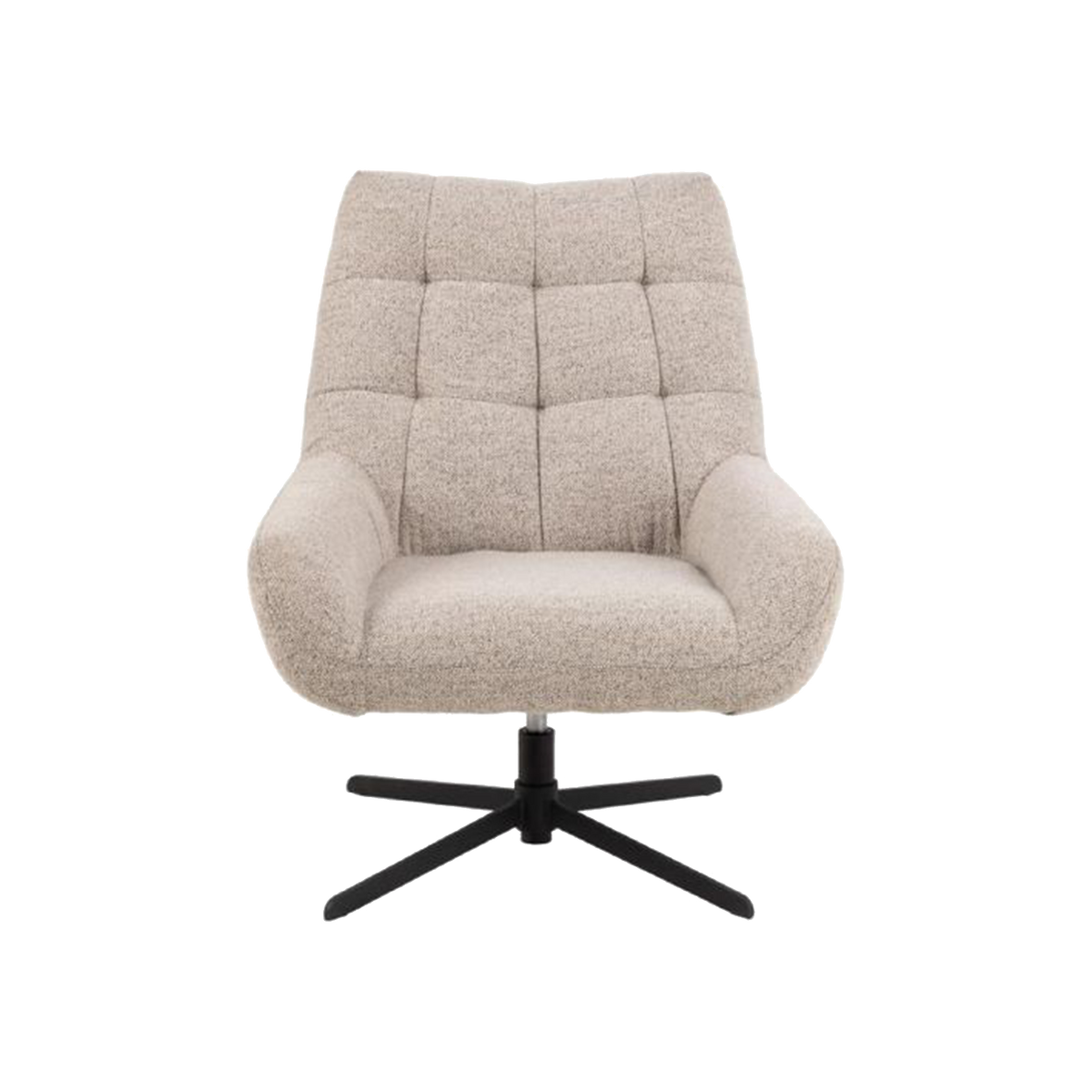Fauteuil pivotant Leonora Beige 1 place