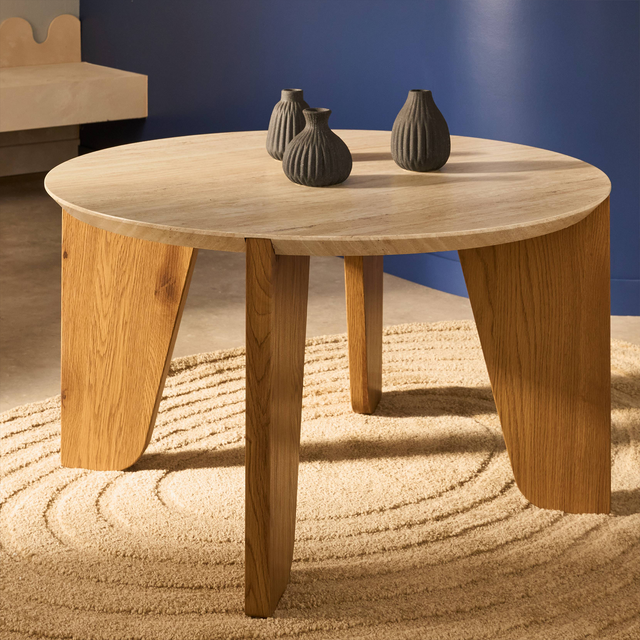 Table basse CAROLE coloris travertin