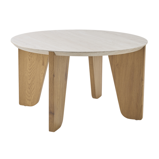 Table basse CAROLE coloris travertin