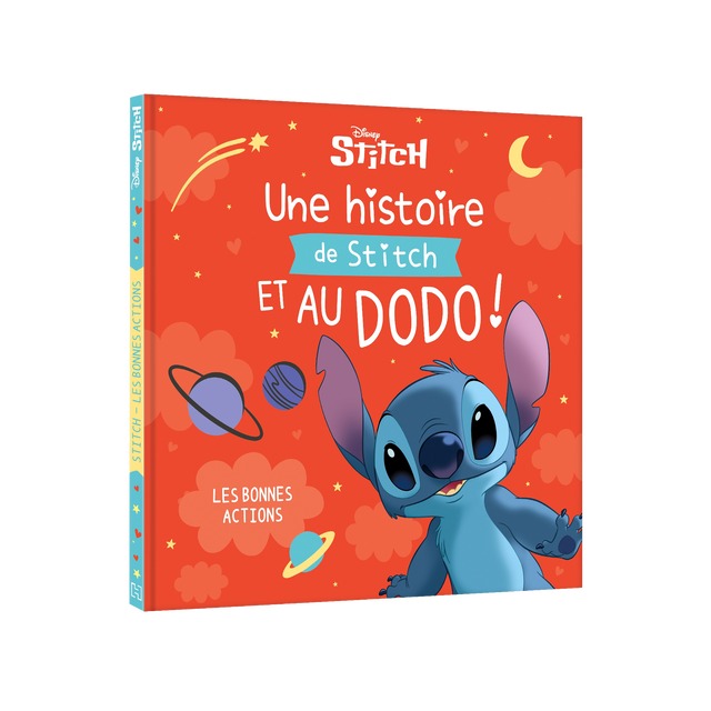 Livre enfant UNE HISTOIRE DE STITCH ET AU DODO ! - LES BONNES ACTIONS