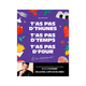 Livre cuisine T'as pas d'thunes, t'as pas d'temps, t'as pas d'four Violet