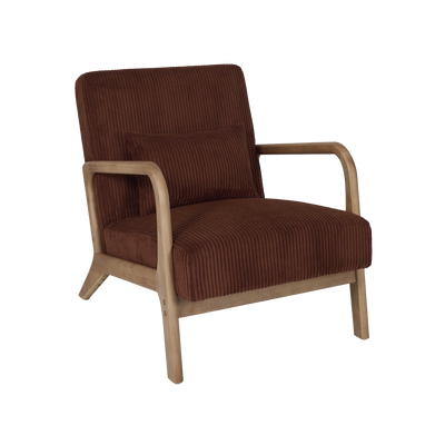 Fauteuil Ricky Terracotta 1 place