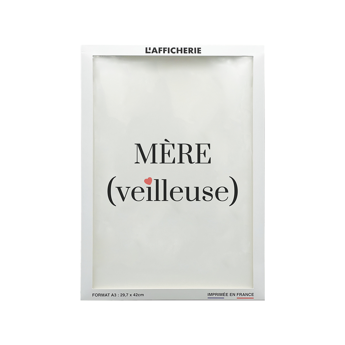 L'AFFICHERIE Affiche Mereveilleuse Blanc